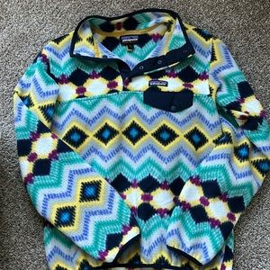 Patagonia Aztec Multicolor Synchilla Fleece Pullover